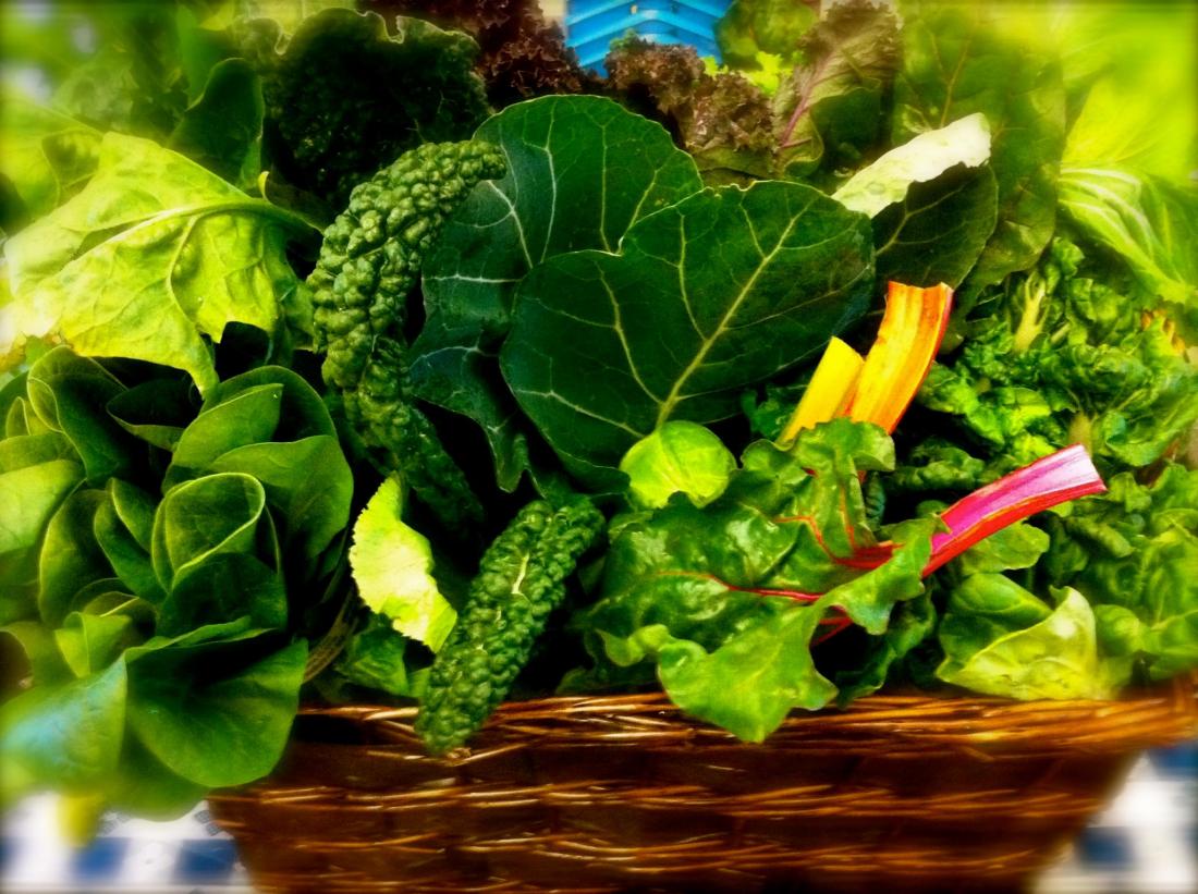 Вкусные листовые овощи