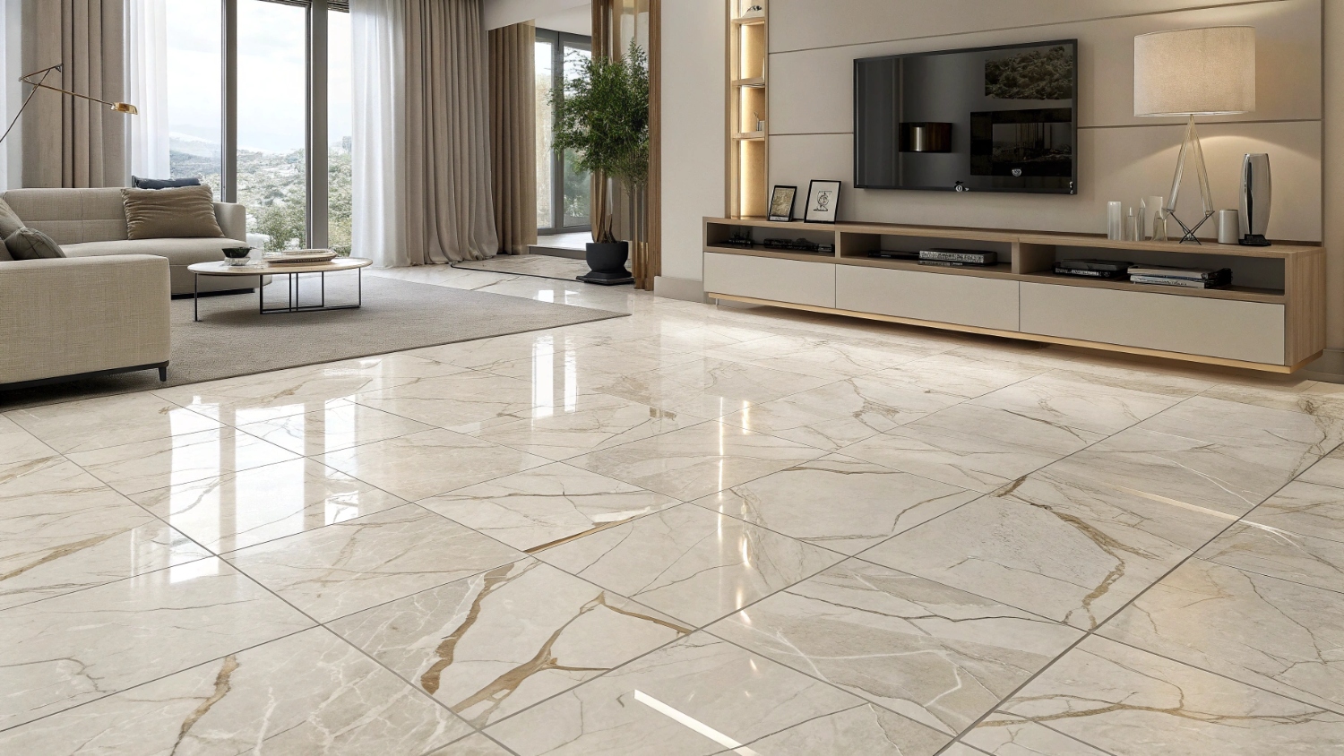 Керамическая плитка и керамогранит под гранит: роскошь натурального камня