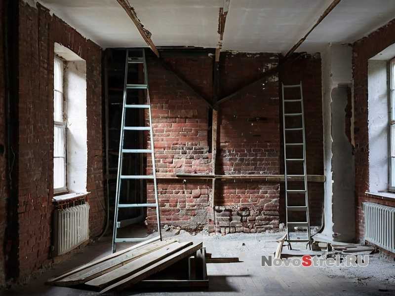 Выравнивание стен, пола и потолка с учетом возрастных деформаций