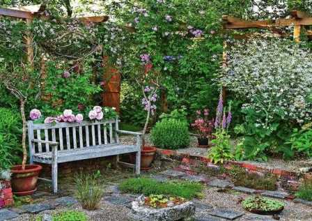 Как создать уголок отдыха в саду