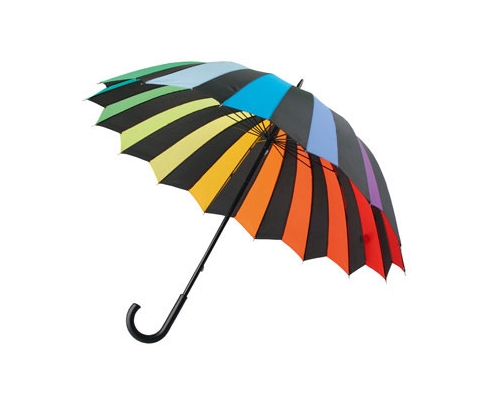 Особенности изготовления рекламных подарков: зонт с логотипом